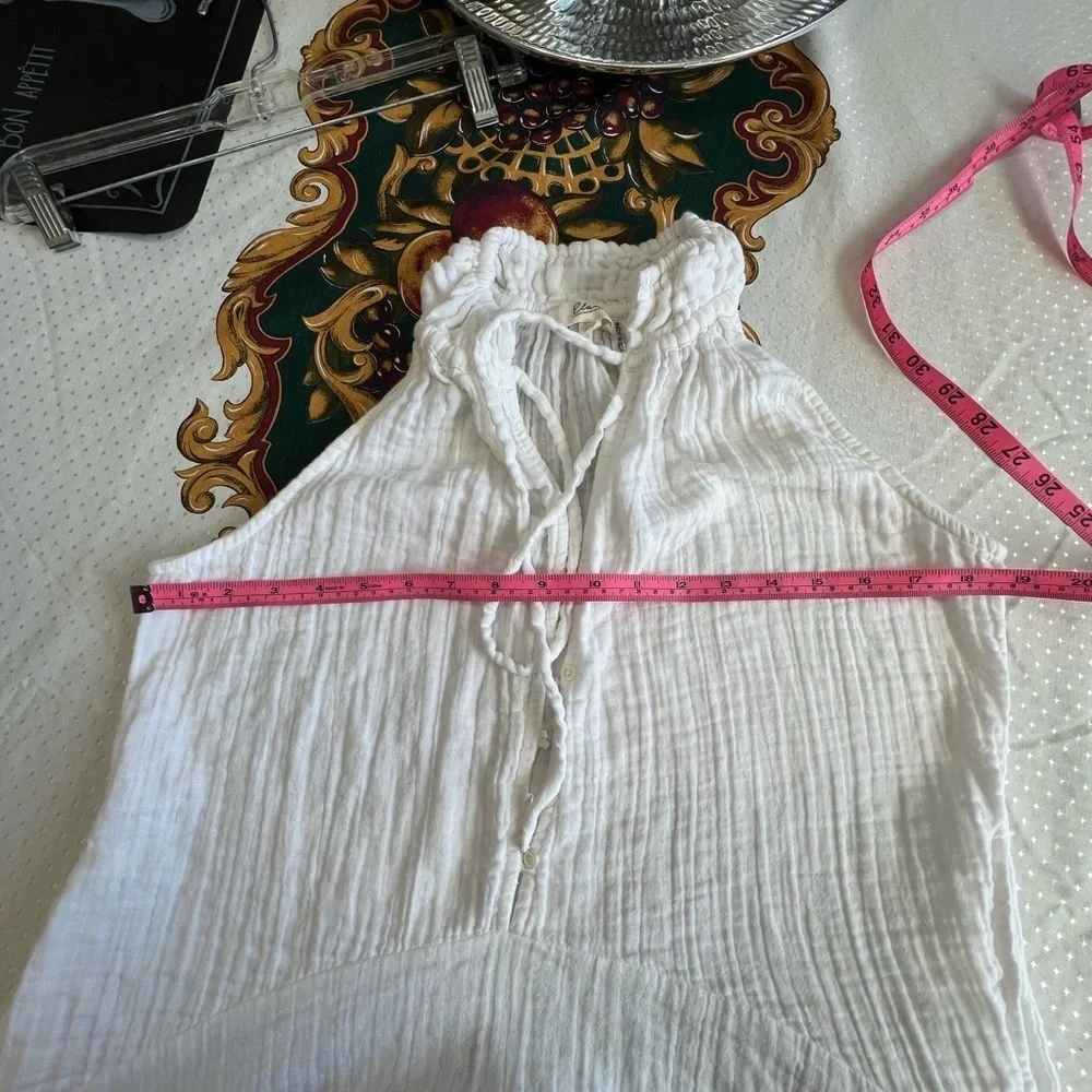 Elan White Halter Swim Cover-Up caja 1